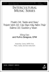 Psalm 34 : Taste and See SATB choral sheet music cover